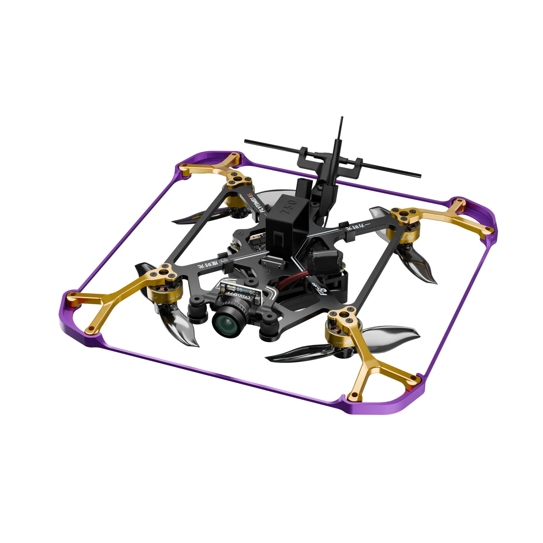 Flywoo Flytimes 85 2S Analog 2-Inch Micro Cinewhoop FPV Drone – 400mW VTX, ROBO1003 14800KV