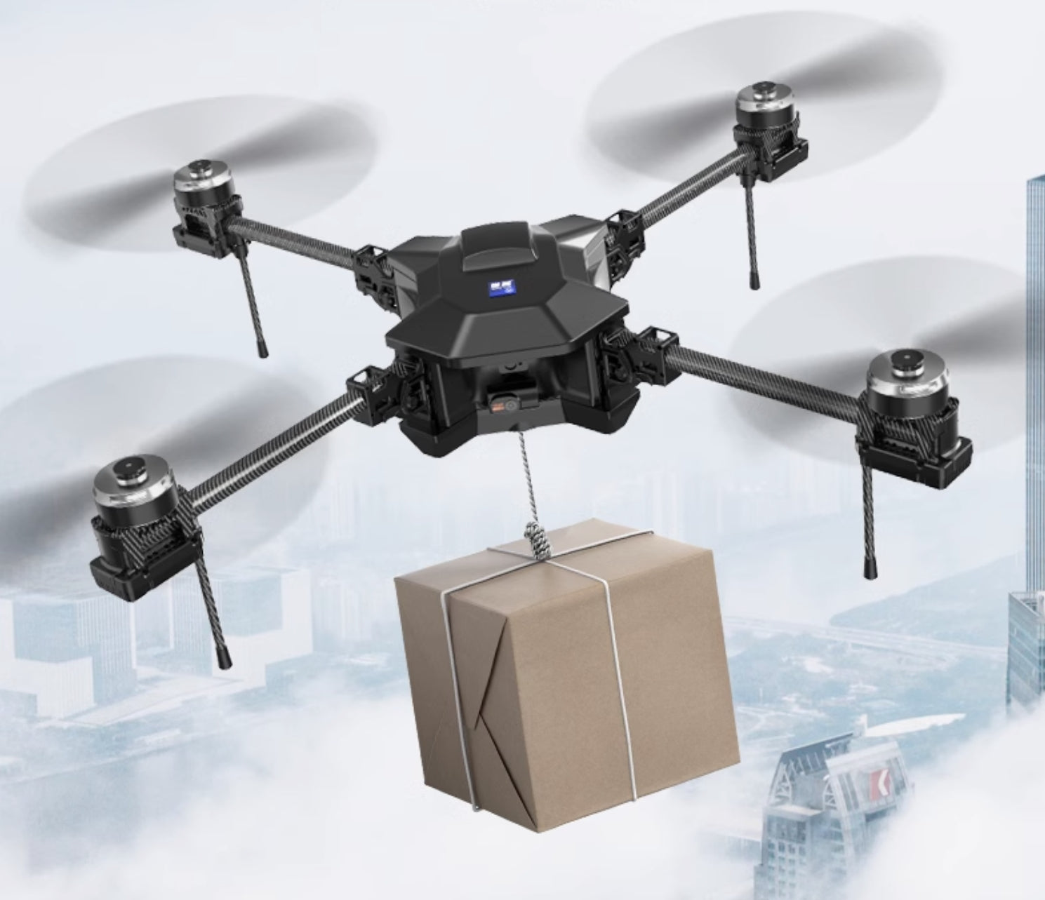 RCDrone SY800 Heavy Lift Drone - 2KG - 10KG Payload 10KM Distance 1080P 2K 3 Axis Camera GPS Cargo R