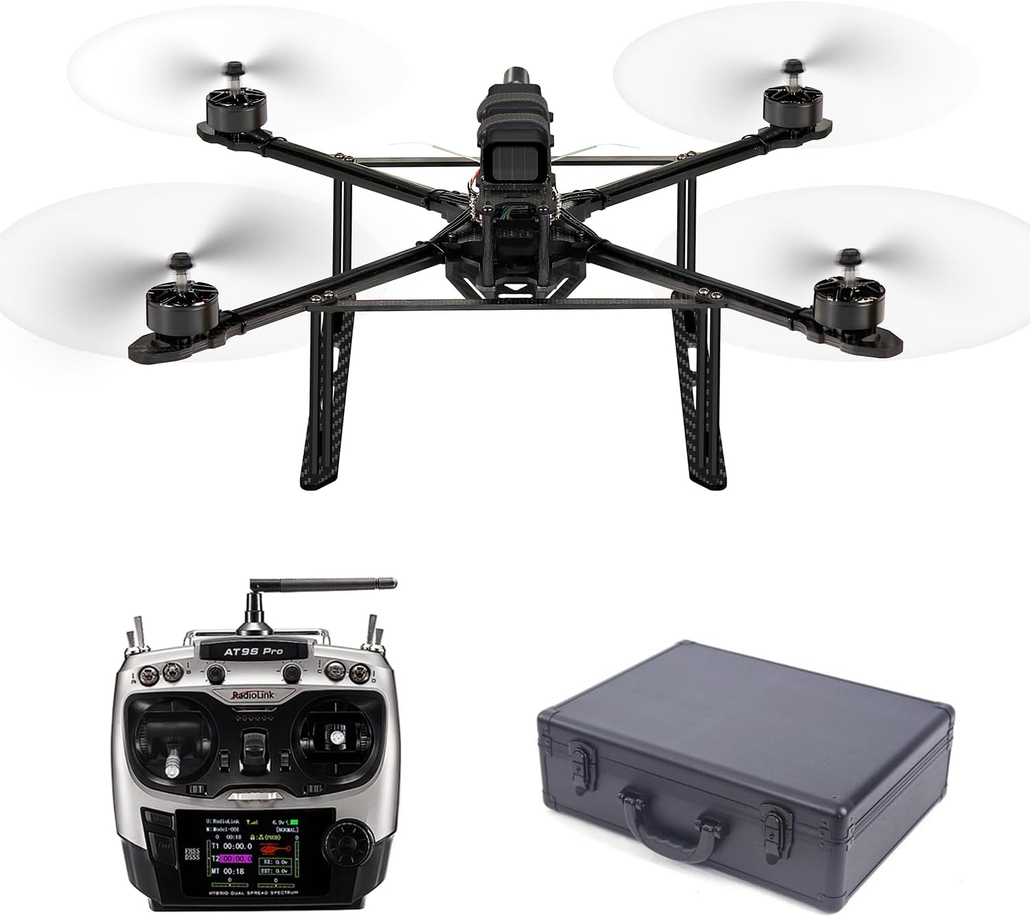 RadioLink M435 3KG Payload Heavy Lift 4KM Long Range 10 Inch FPV Drone