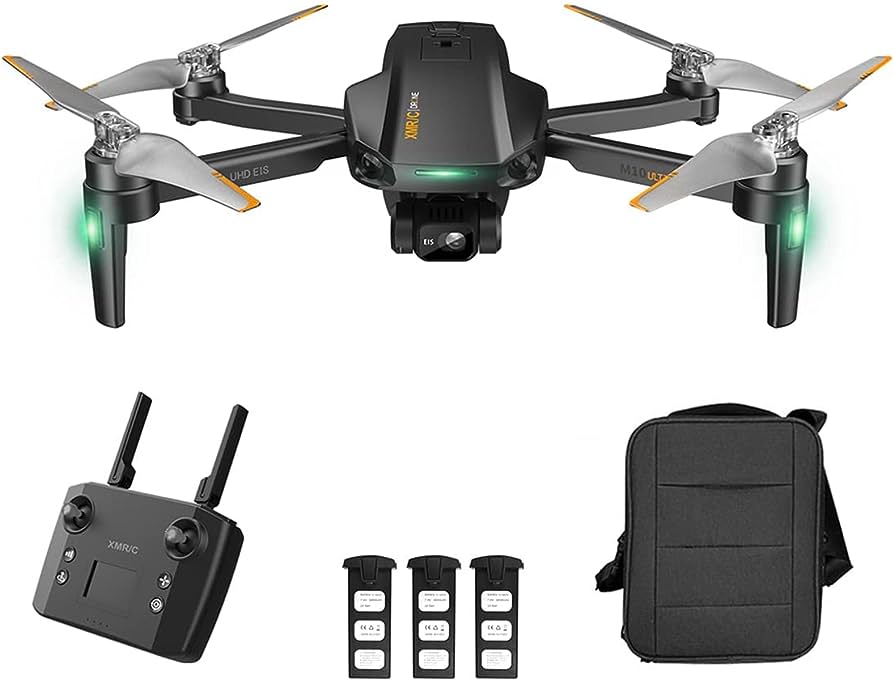 M10 Drone - Profesional GPS 3-Axis EIS TF 4K HD Quadcopter 5KM Remot Control Aircraft Brushless Moto