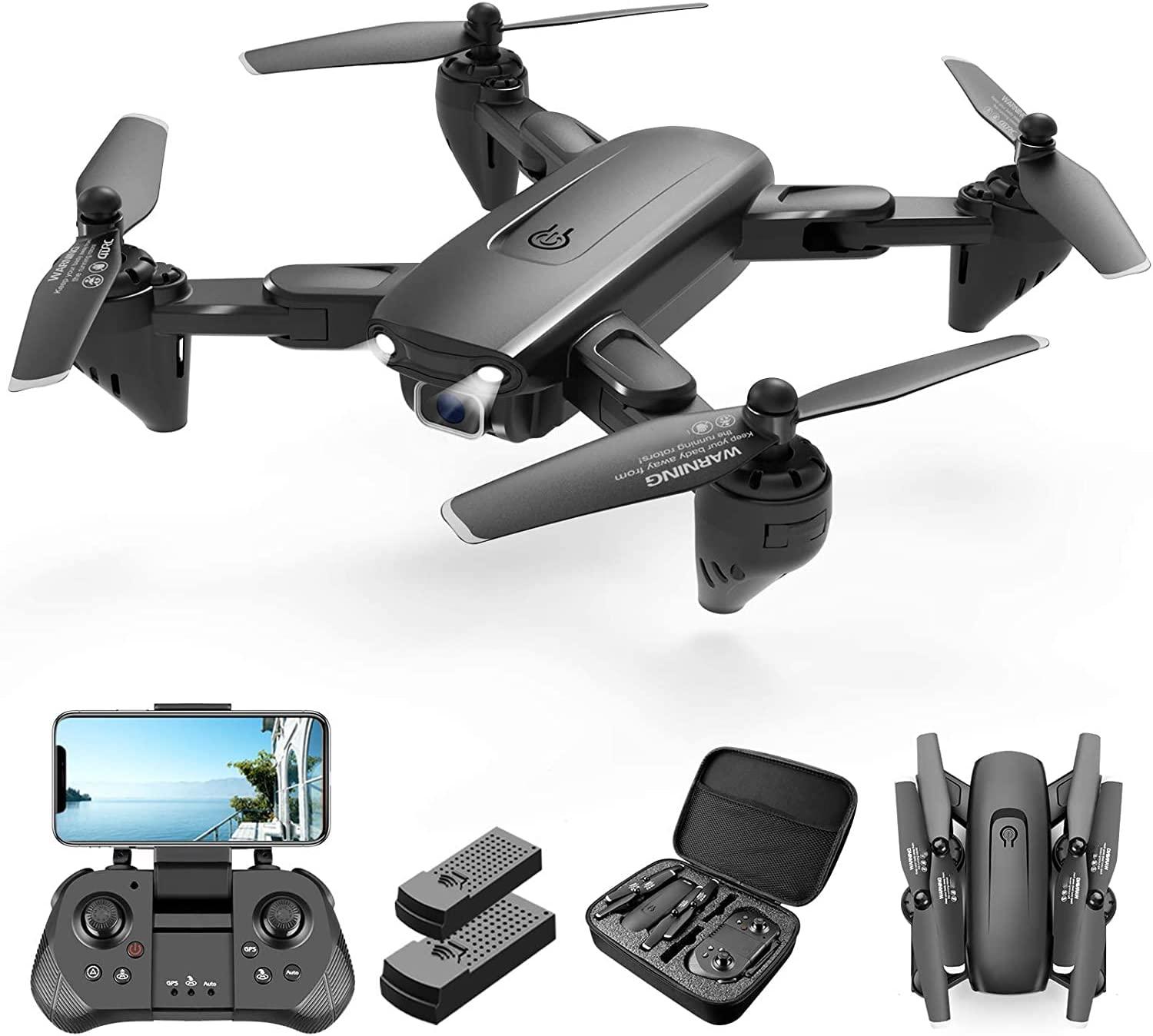 DRONEEYE 4DF6 Drone - with 1080P HD Camera for adults Kids,FPV Live Video RC Quadcopter for Beginner