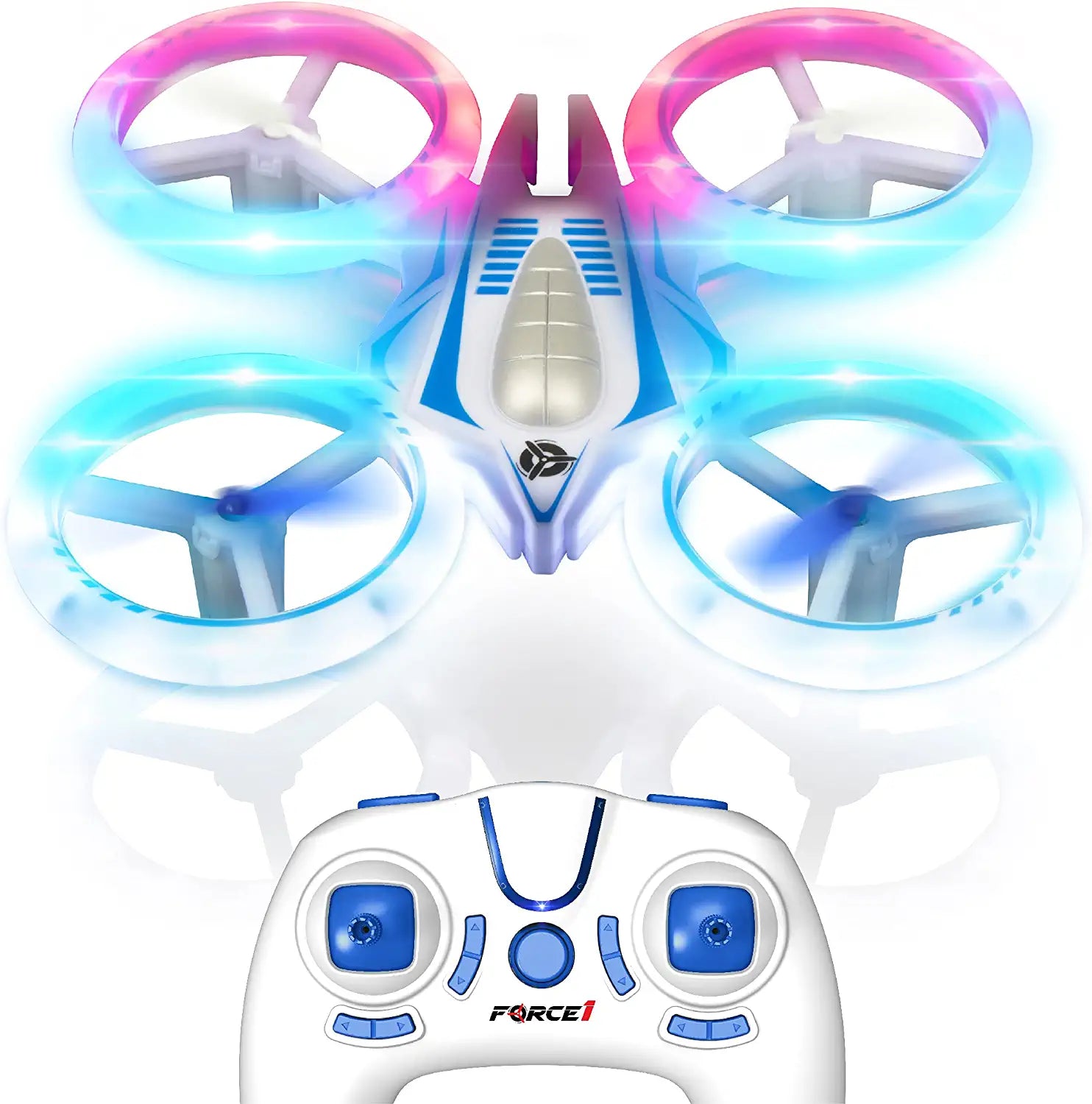 Force1 UFO 4000 Mini Drone for Kids - LED Remote Control Drone, Small RC Quadcopter for Beginners wi