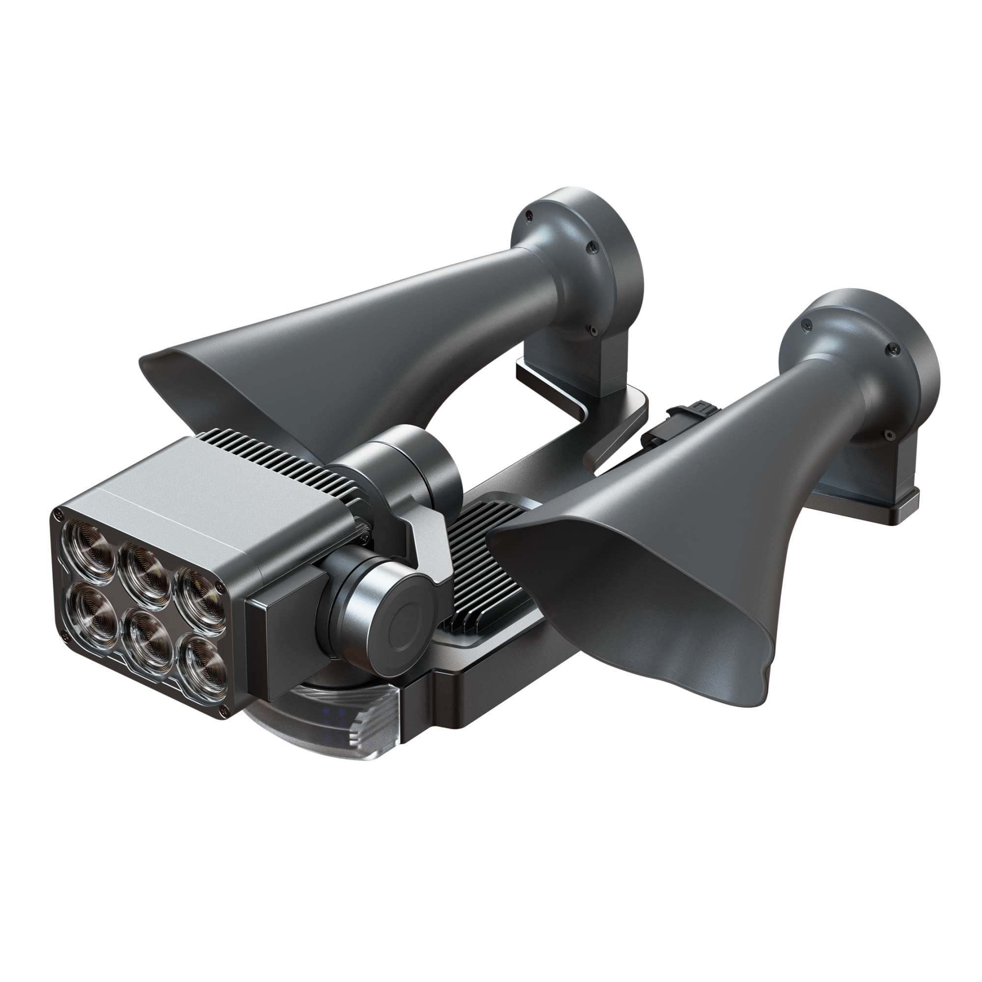 CZI LP35 Drone Searchlight and Broadcasting System - 60W 200M Light + 126dB@1m 30W 400M Broadcasting
