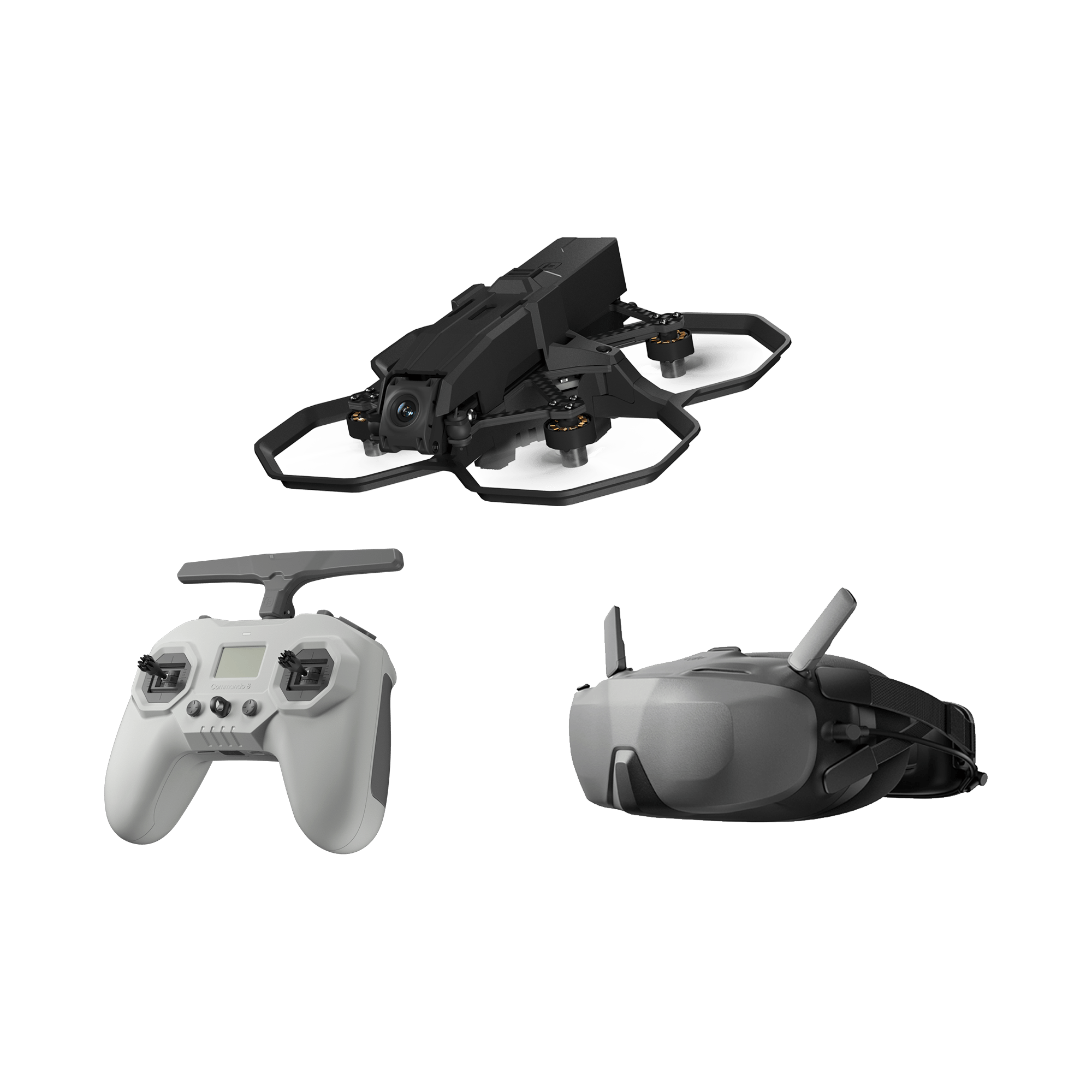 iFlight Defender 20 Lite 2S HD 2-Inch Cinewhoop FPV Drone RTF with DJI O4 Air Unit, Goggles N3 & Com
