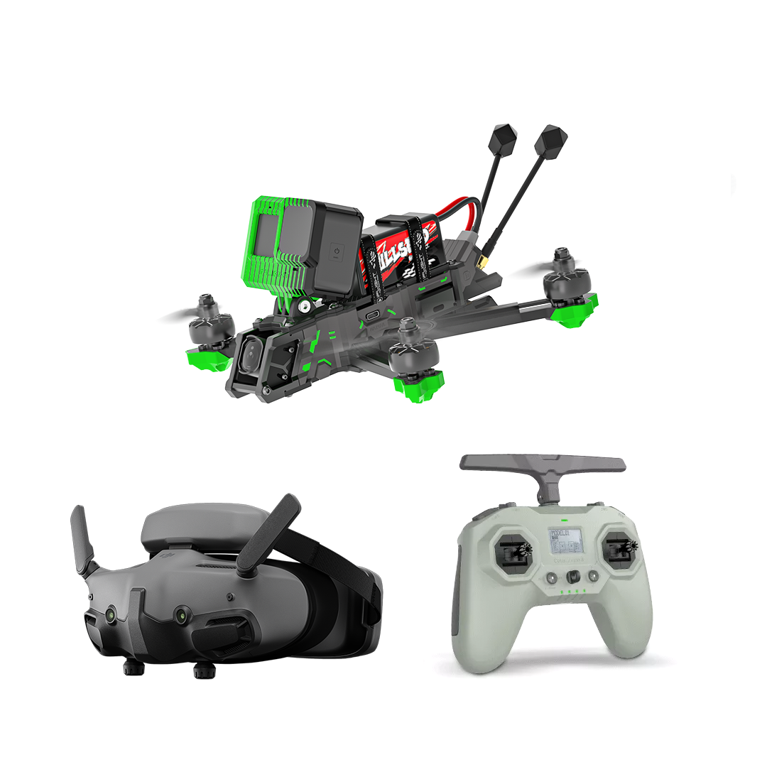 iFlight Nazgul Evoque F5 V2 6S O4 HD 5-Inch Cine Freestyle FPV Drone RTF with DJI Goggles 3 & Comman