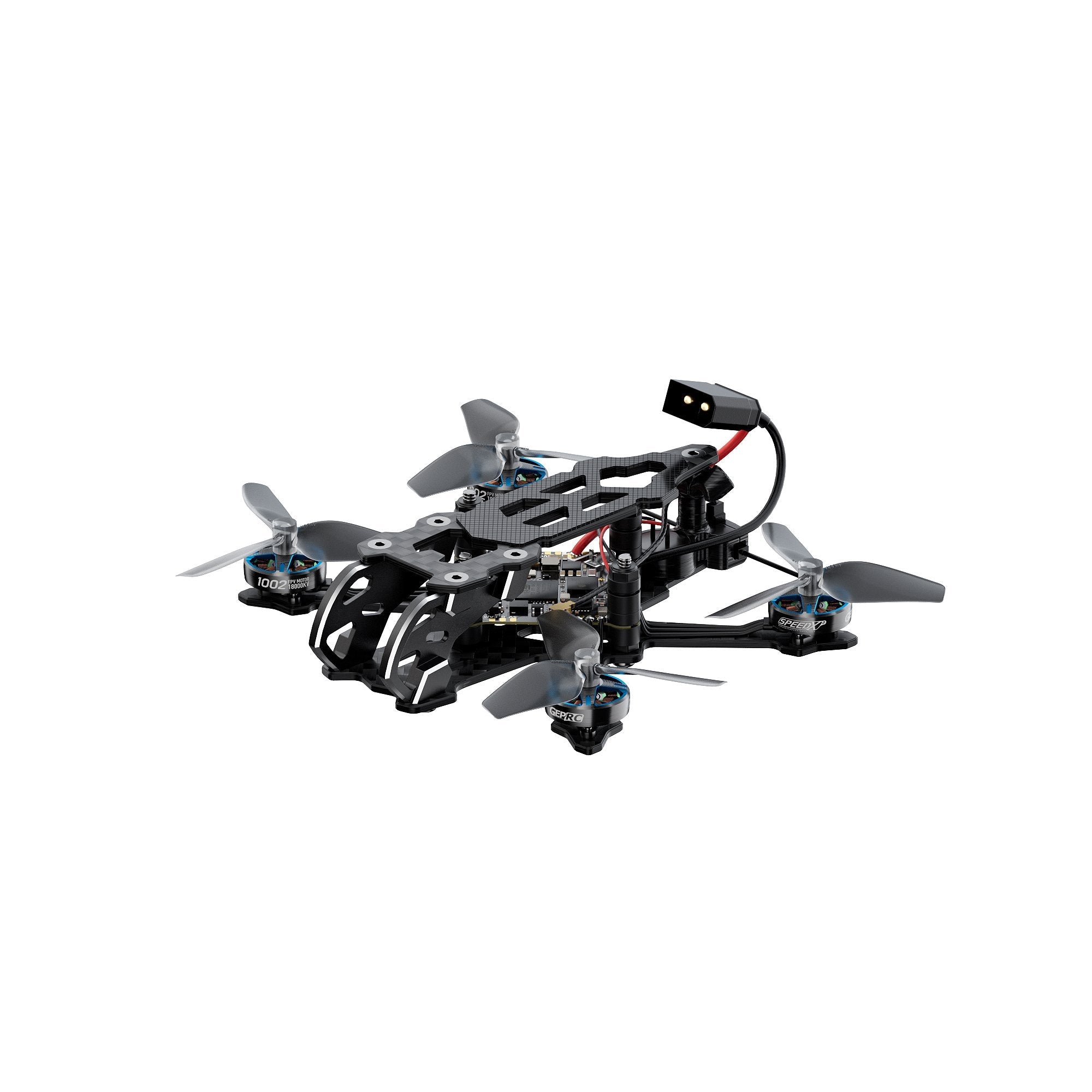 GEPRC T-Cube18 2S WTFPV, GEPRC T-Cube18 2S micro FPV quadcopter with carbon frame, four propellers,