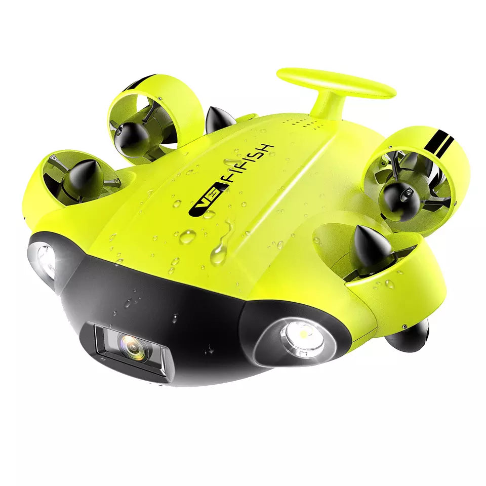 Fifish V6 - professional Underwater Drone 4K HD UHD Camera 100M Cable VR Control sea robot Drone Pro