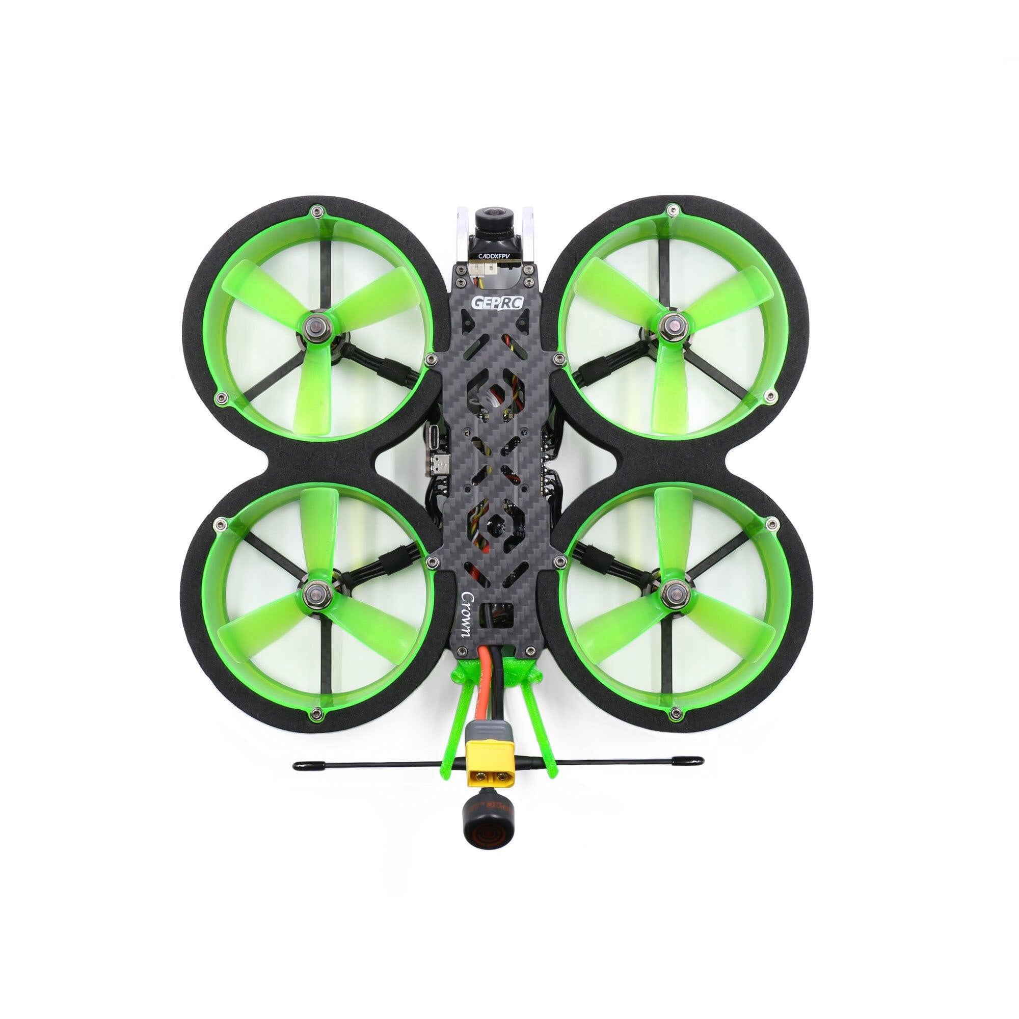 GEPRC Crown Analog Cinewhoop FPV Drone - 3inch Carbon Fiber Frame 1408 3500KV (4S) /1408 2500KV (6S)