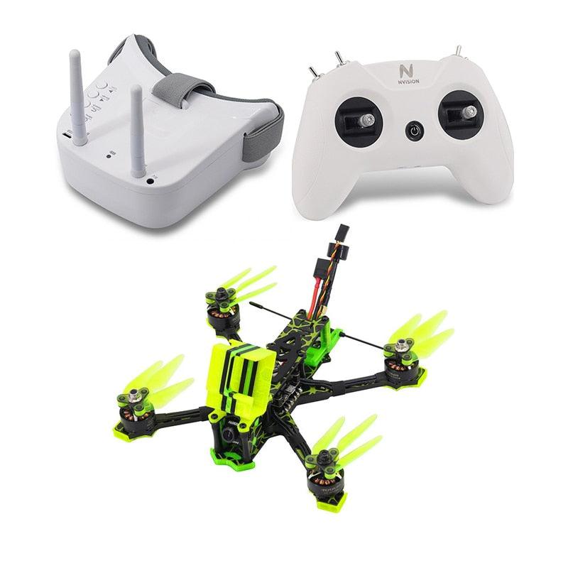 TCMMRC Metsaema 215 - FPV Racing Drone Kit 2207 2400KV F4-40A Camouflage Foldable Propeller Racing F
