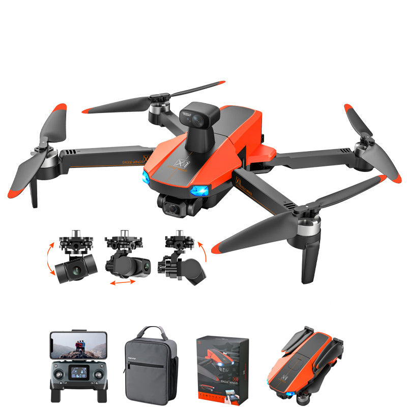 MS-712 Drone - GPS 5G 3-Axis Gimbal 8K HD UHD Camera Support TF Card Helicopter Brushless Motor FPV