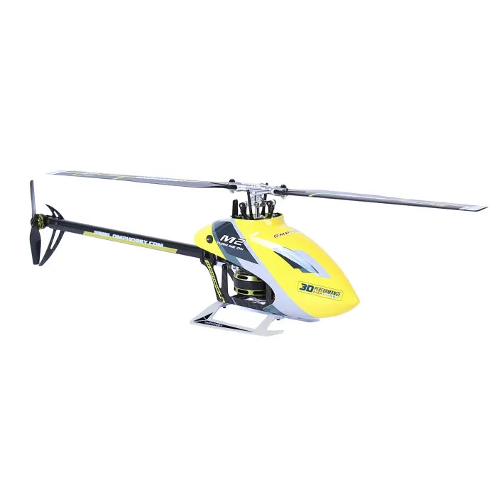 OMPHOBBY M2 EVO MK2 RC Helicopter - 6 Channel Dual Brushless Motor Direct-Drive 3D Flight Heli