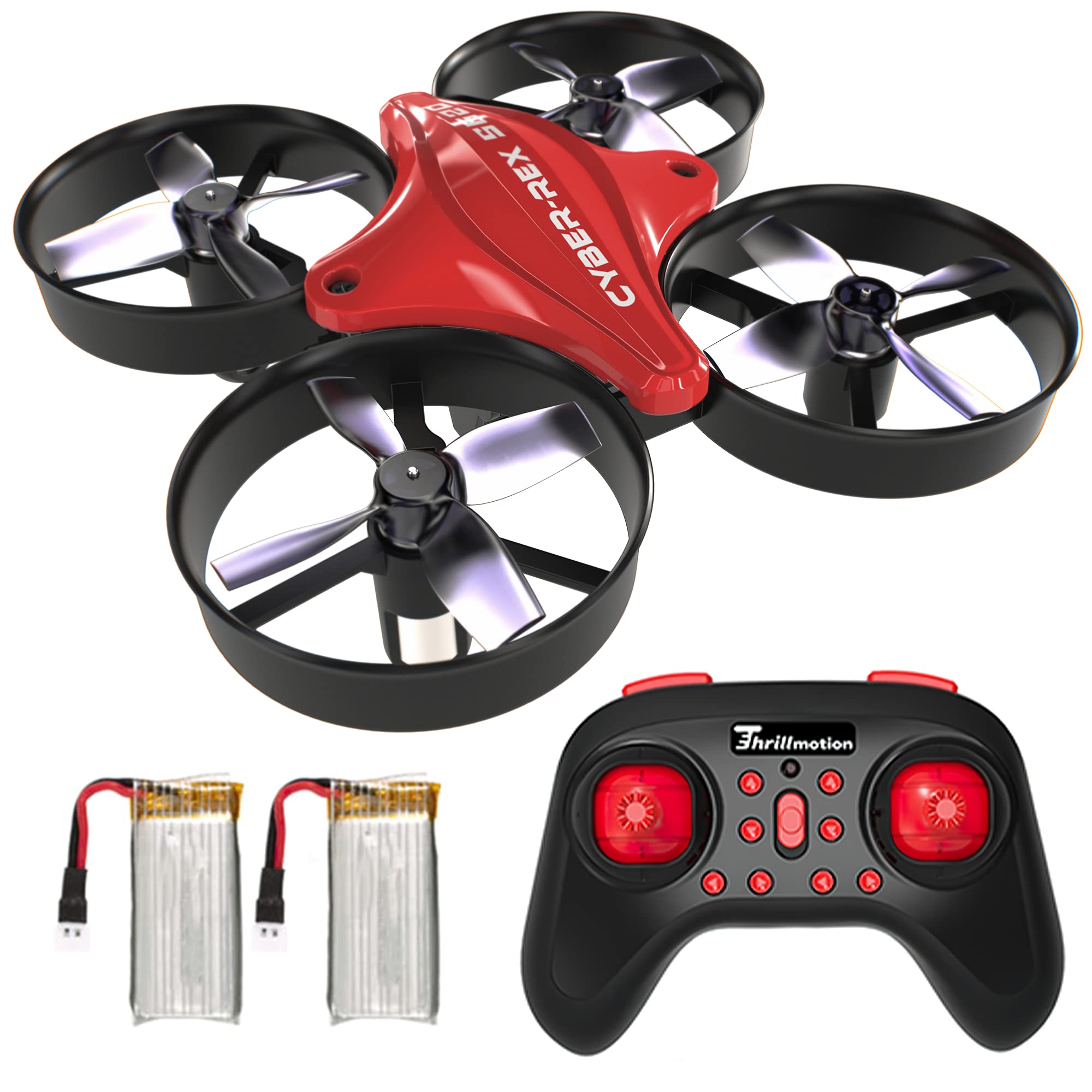 EMAX Cyber-Rex S620 Mini Drone - RC Quadcopt with Controller Headless 360 Flip Mode 3 Speed Push to