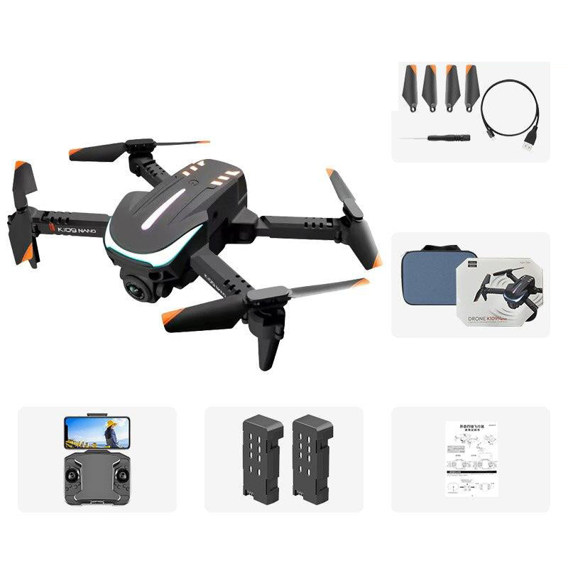 K109 Mini Drone - 2024 New Breathing Light 4K Dual HD Camera Automatic Obstacle Avoidance Profession