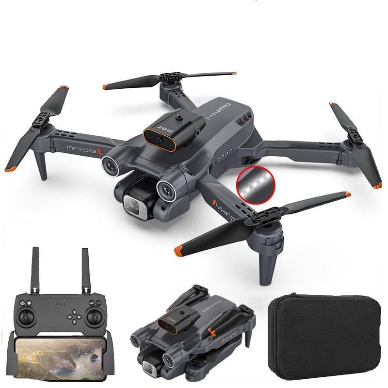P12 Drone - Obstacle Avoidance Folding 4K HD Drone Optical Flow Quadcopter HD Aerial Photography RC