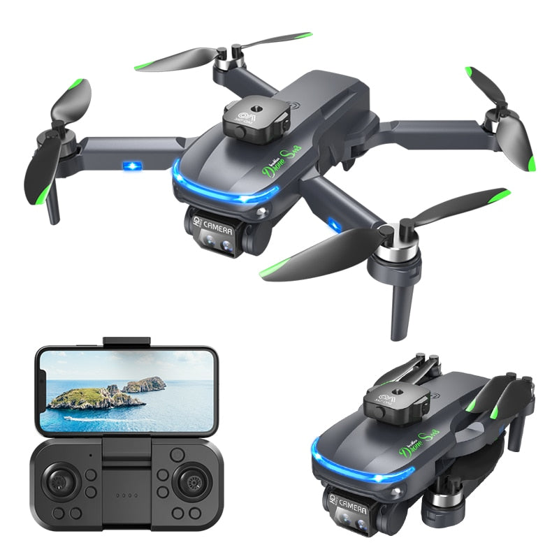 S118 Drone - with 8K HD Camera Optical Flow Obstacle Avoidance Brushless Motor RC Quadcopter Toys fo