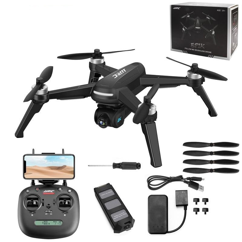 JJRC JJPRO X5 Drone - Brushless Drone with 2K FHD Camera Video 5G WiFi FPV GPS Drone for Adults, 30k