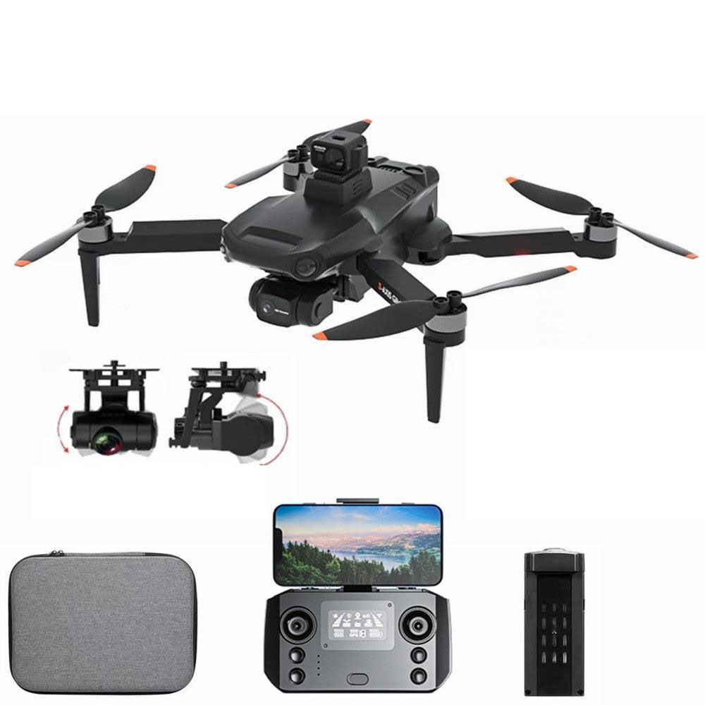 X38 PRO Drone - GPS 8K HD Professional Aerial 3-Axis Gimbal Brushless Obstacle Avoidance Drone Brush