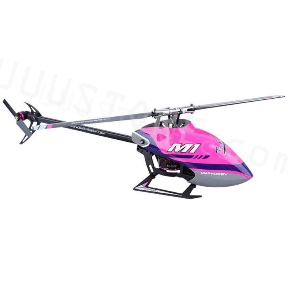 2023 New OMPHOBBY M1 290mm 6CH 3D Flybarless Dual Brushless Direct-Drive Motor RC Helicopter With Fl