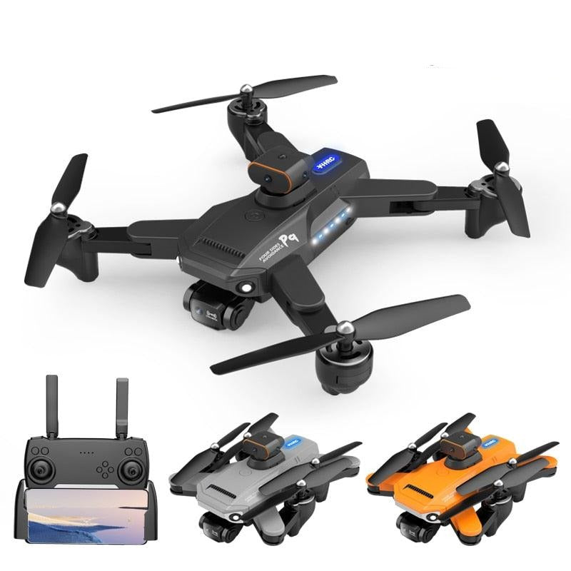 P9 Drone - ESC 8K Professional Dual HD Camera Obstacle Avoidance Aerial Photography Foldable Quadcop