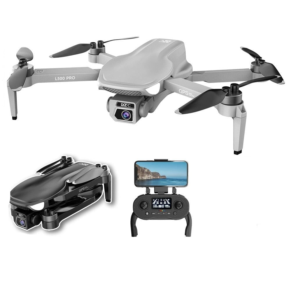 L500 Pro Drone - 4K HD Professional 5G GPS HD Dual Camera Brushless Motor Foldable Quadcopter Remote