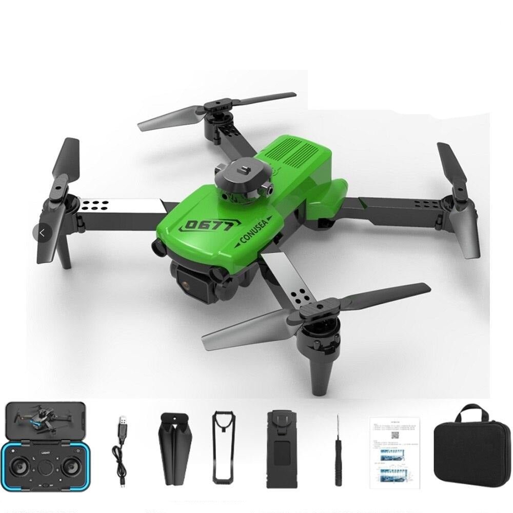 CONUSEA 0677 Drone - 4k Drones with Dual camera HD 4k Optical Flow FPV WIFI Quadcopter Obstacle Avoi