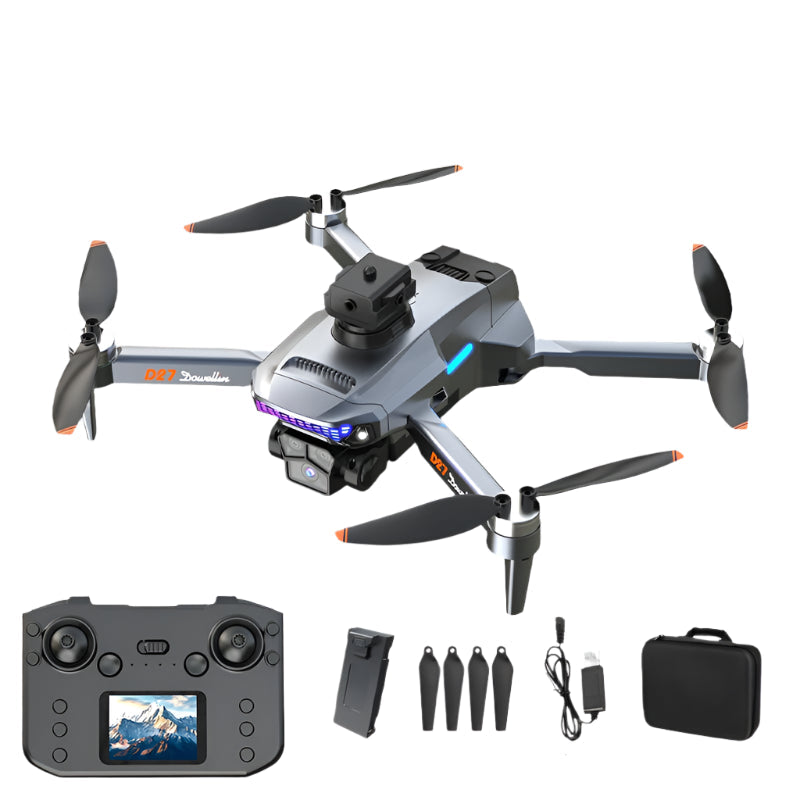 DWI D27 Drone With Screen Remote Controller - Professional Aerial Photography Camera Drone