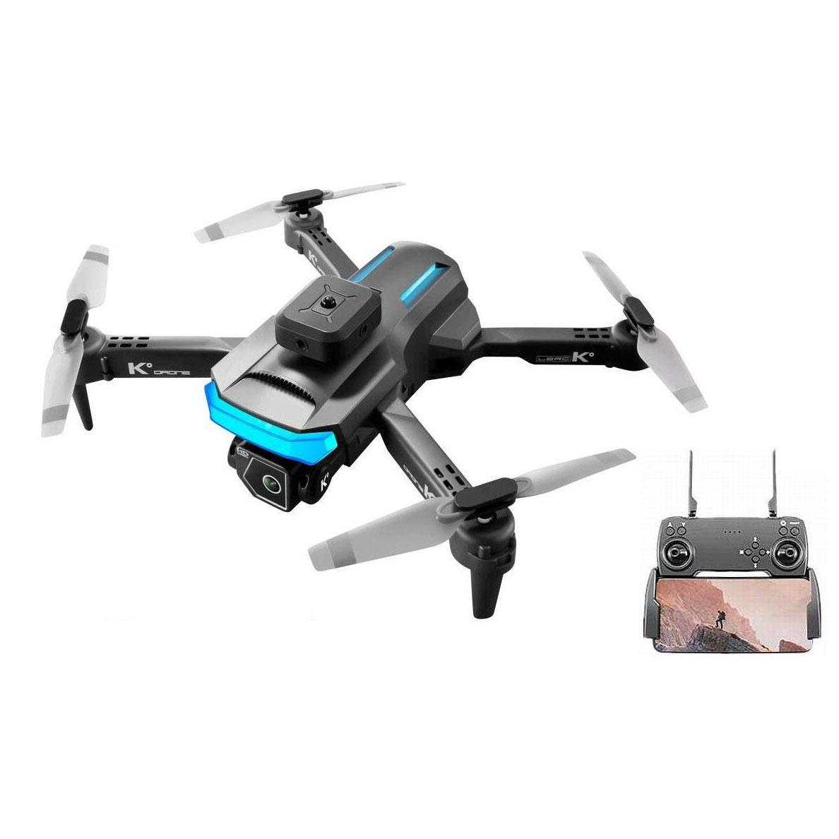 LSRC XT5 Mini Drone - 2024 New 4K Dual Camera Four Side Obstacle Avoidance Optical Flow Positioning