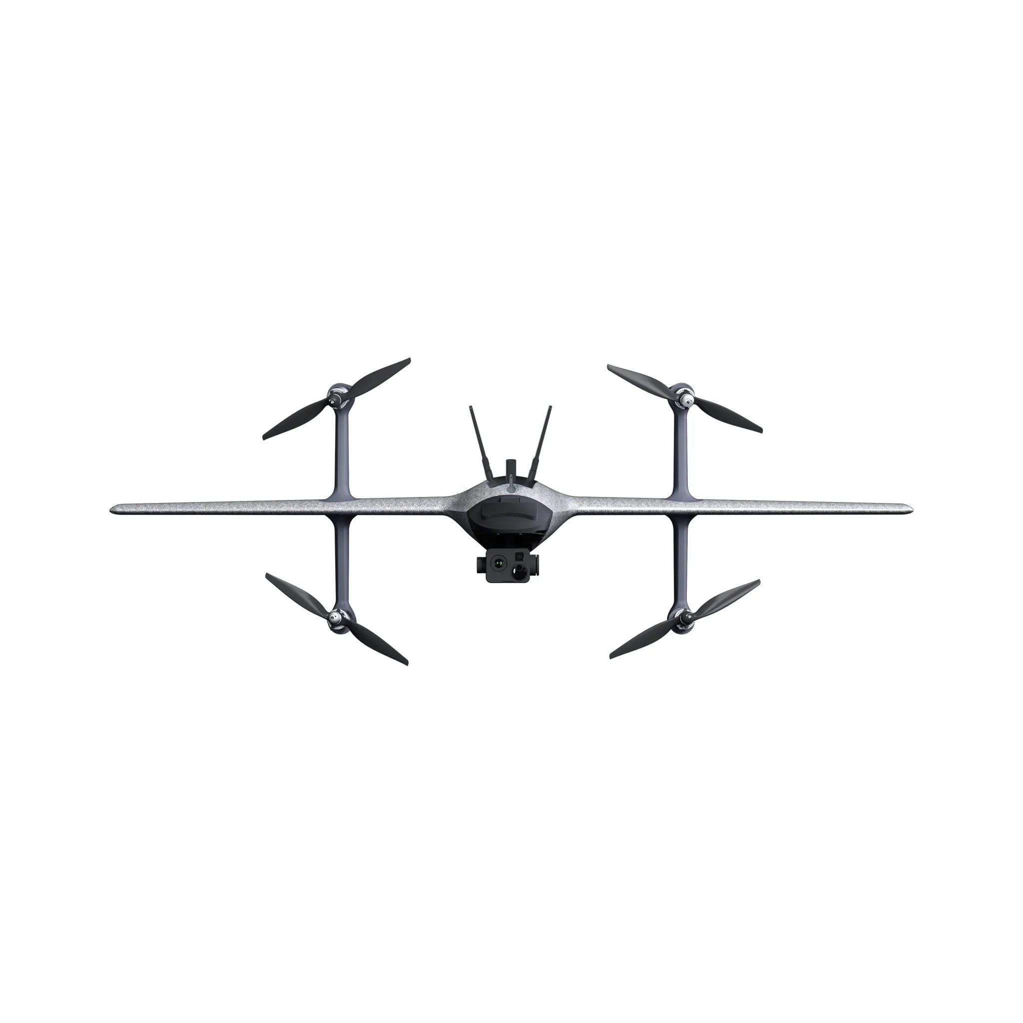 HEQ Swan-K1 Trio 640 Fixed-wing Aircraft VTOL With 3-in-1 Camera Gimbal 640x512 Infrared Camera 600M
