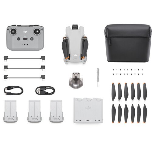 DJI Mini 3 Drone with RC-N1 Remote (Fly More Combo) - Image 3