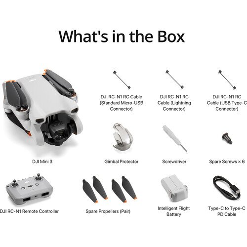 DJI Mini 3 Drone with RC-N1 Remote - Image 2