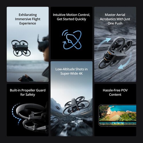 DJI Avata 2 FPV Drone with Goggles N3 & 1-Battery Fly Smart Combo - Image 11
