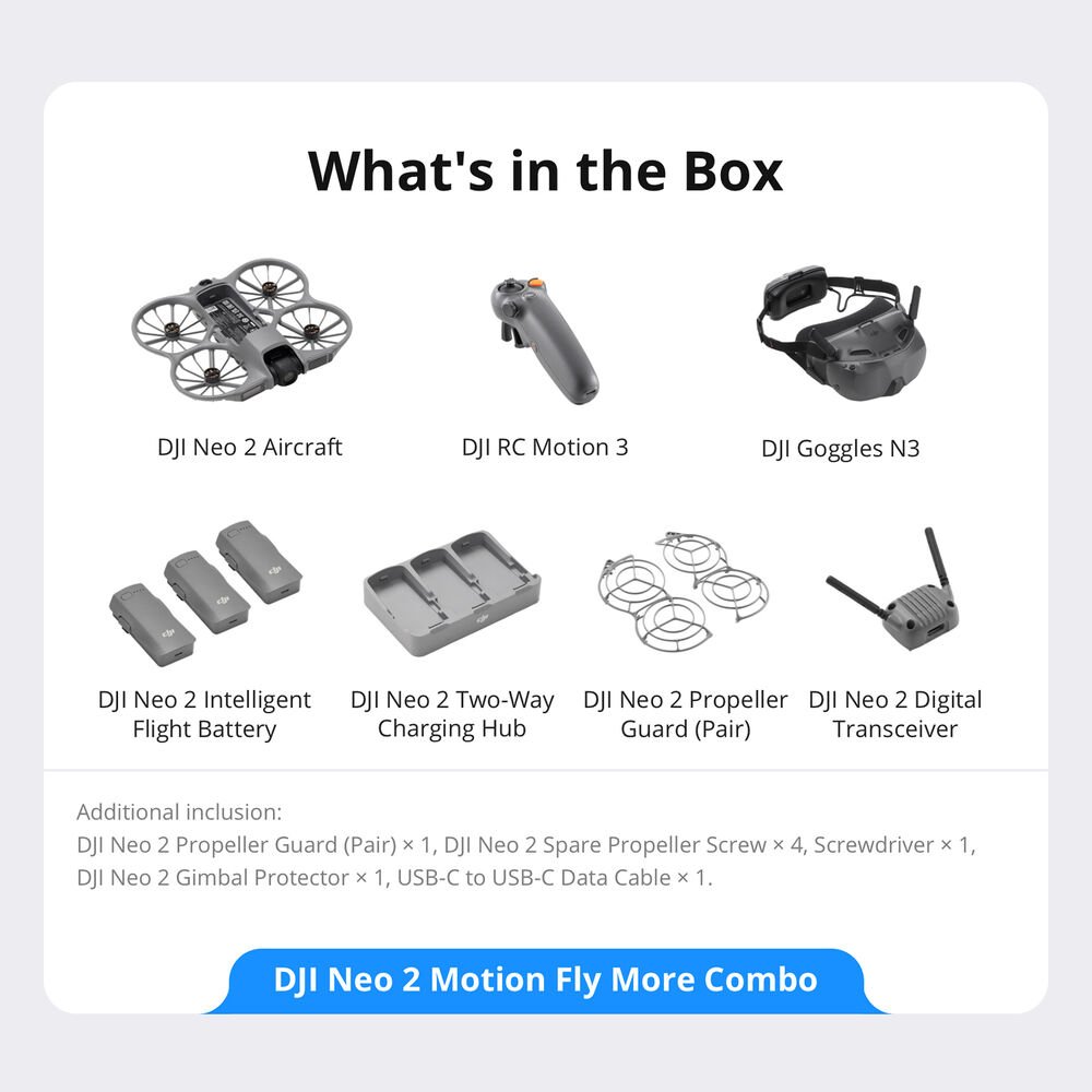 DJI Neo 2 Drone Motion Fly More Combo - Image 4