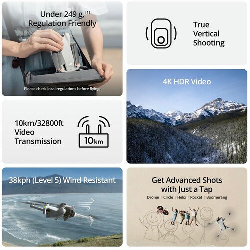 DJI Mini 3 Drone with DJI RC Remote (Fly More Combo) - Image 7
