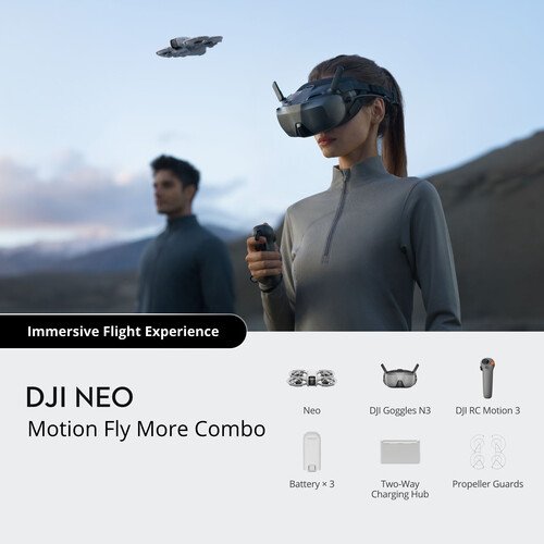 DJI Neo Drone Motion Fly More Combo (RC Motion 3) - Image 2